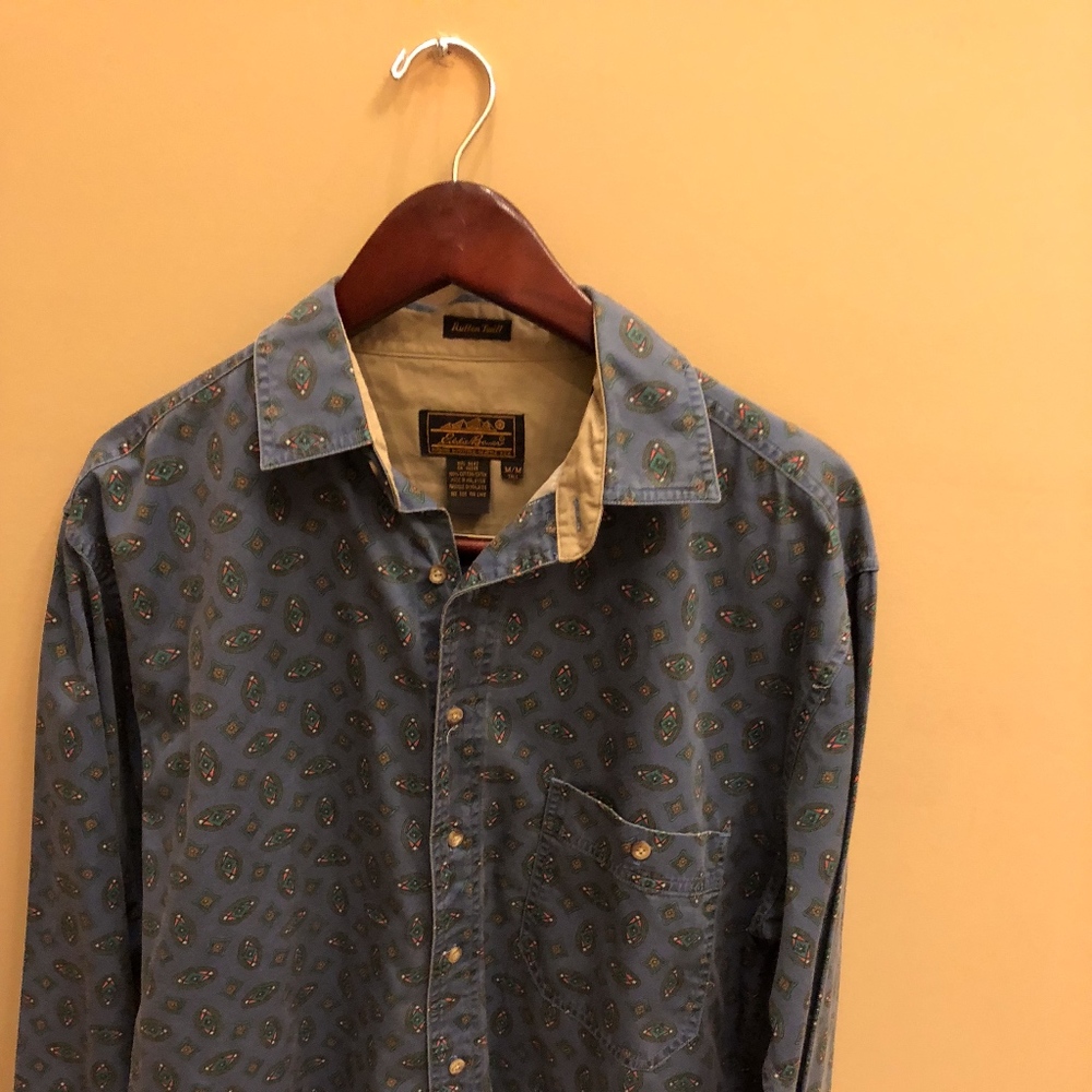 Eddie Bauer Rufton Twill Mens Long sleeve Medium